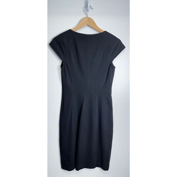 Diane Von Furstenberg Midi Pencil Dress Womens Size 6 Black - Picture 3 of 9